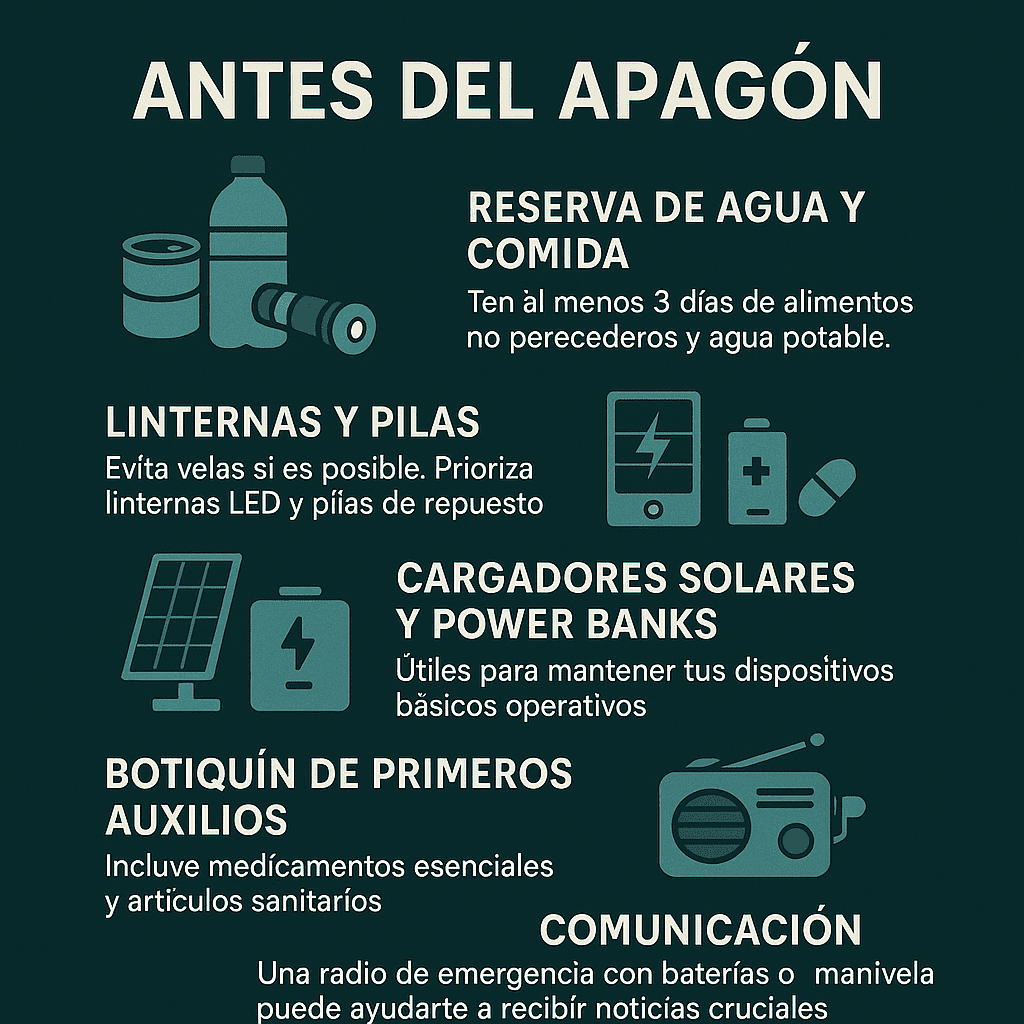 Imagen de apagón en el hogar